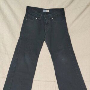 Levi Strauss Signature Straight Jeans Black Men's Size W30 L26